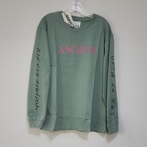 ATOIR /LARA WORTHINGTON "Ancient" Long Sleeve Cotton T-Shirt In Peppermint